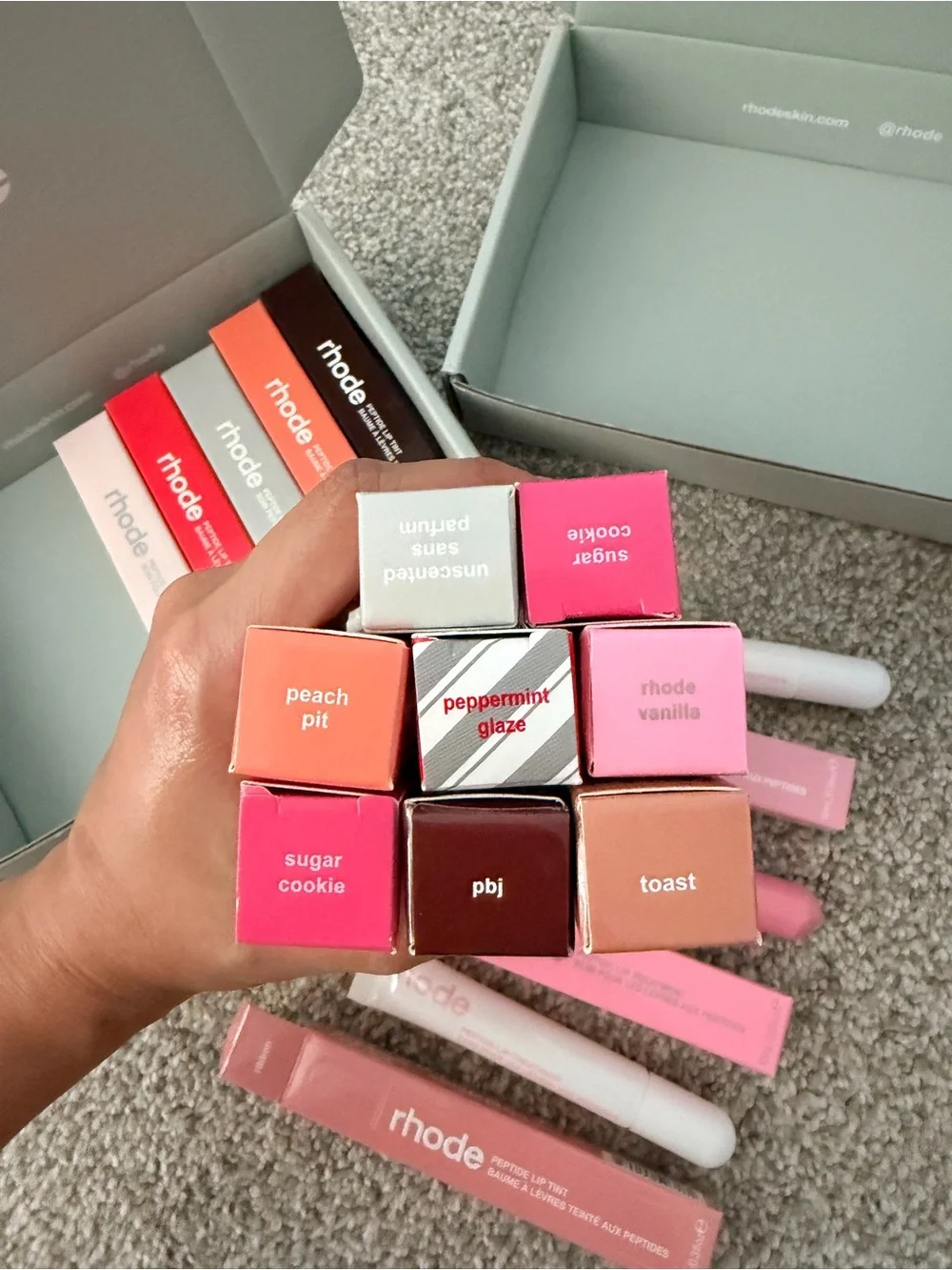 16 PCS RHODE Lipstick Collection Boxed Set
